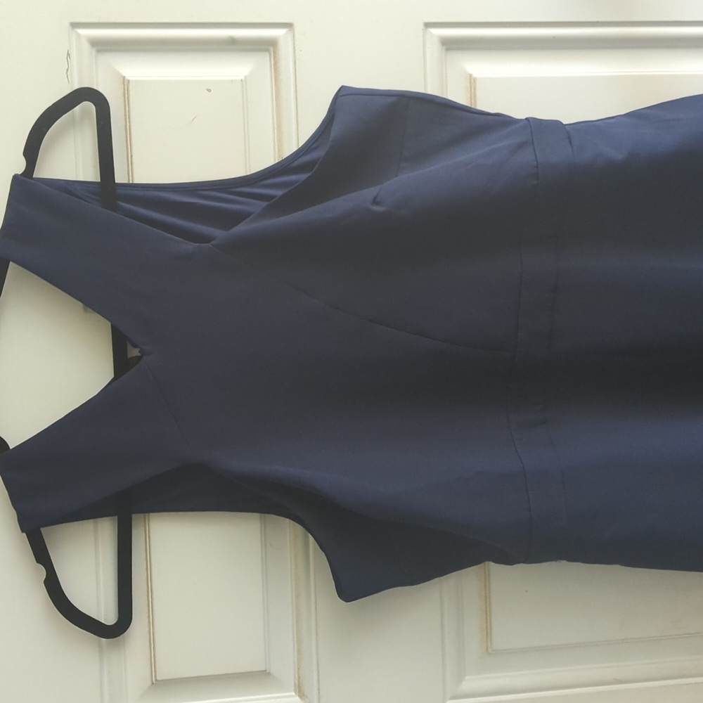 Sam Edelman Navy Sleeveless Maxi Jumpsuit - Picture 2 of 9